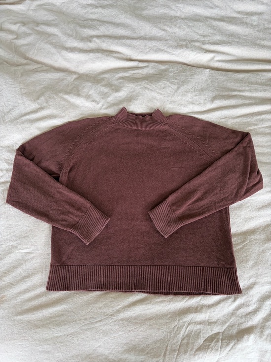 Quince Sweaters - Quince Brown 100% organic cotton Classic 90s Minimalist French Girl Chic Sweater